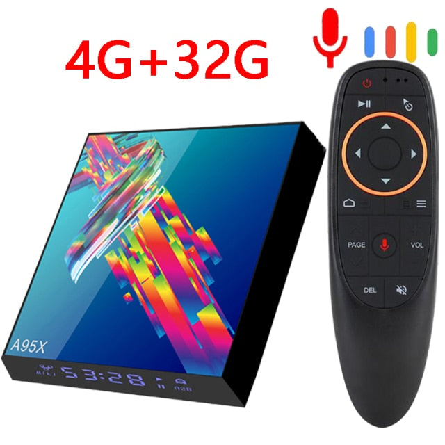 A95X R3 Plus Smart Tv Box Android 10 6k 2G 16G 4G 32G 64G  2.4G & 5G WIFI Support BT Youtube Quad Core Mini Media Player