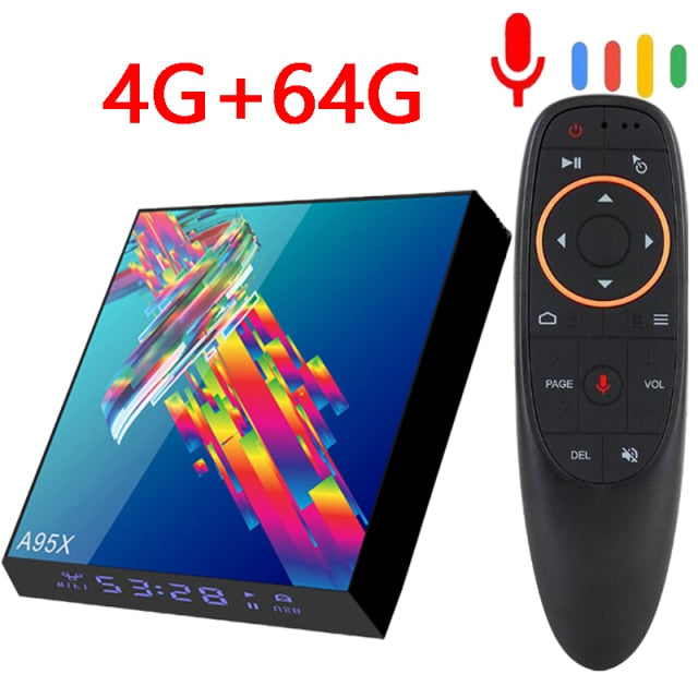 A95X R3 Plus Smart Tv Box Android 10 6k 2G 16G 4G 32G 64G  2.4G & 5G WIFI Support BT Youtube Quad Core Mini Media Player
