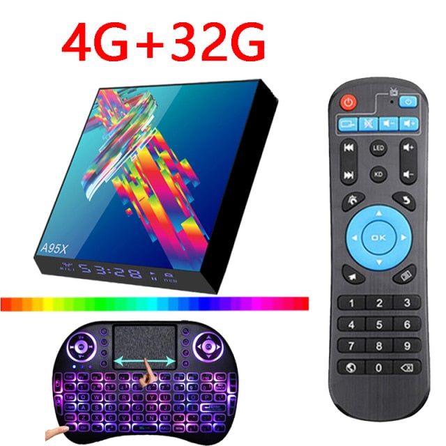 A95X R3 Plus Smart Tv Box Android 10 6k 2G 16G 4G 32G 64G  2.4G & 5G WIFI Support BT Youtube Quad Core Mini Media Player