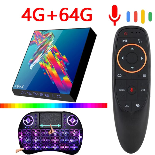 A95X R3 Plus Smart Tv Box Android 10 6k 2G 16G 4G 32G 64G  2.4G & 5G WIFI Support BT Youtube Quad Core Mini Media Player
