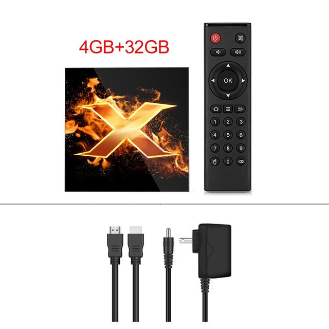 VONTAR X1 Smart tv box android 10 4g 64gb 4K 1080p 2.4G&5G Wifi BT Google Voice Assistant Youtube Player TVBOX Set Top Box