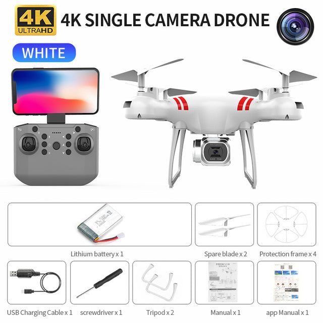 Drone KY101 MAX 4K Dron WIFI RC Quadcopter With HD Camera Altitude Hold FPV Helicopter One Key Return Professional Drones