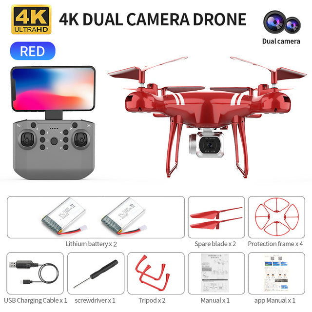 Drone KY101 MAX 4K Dron WIFI RC Quadcopter With HD Camera Altitude Hold FPV Helicopter One Key Return Professional Drones
