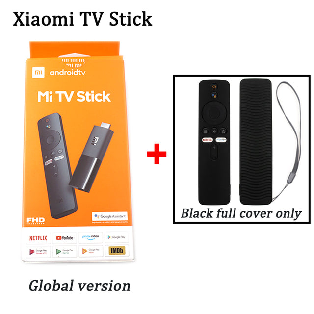 Xiaomi Mi TV Stick Global Version Android TV FHD HDR Quad Core HDMI-compatible 1GB+8GB Bluetooth Wifi Netflix Google Assistant