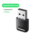 UGREEN USB Bluetooth 5.0 Dongle Adapter 4.0 for PC Speaker Wireless Mouse Music Audio Receiver Transmitter aptx Bluetooth 5.0