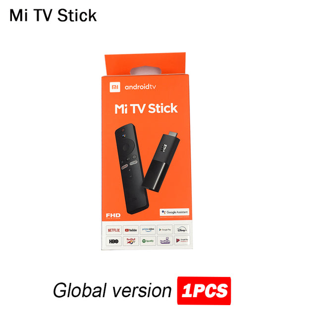 Xiaomi Mi TV Stick Global Version Android TV FHD HDR Quad Core HDMI-compatible 1GB+8GB Bluetooth Wifi Netflix Google Assistant