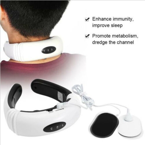 Neck Massager Pro Shiatsu Kneading Shoulder Massage Belt Heat Function Noted USB Gadgets